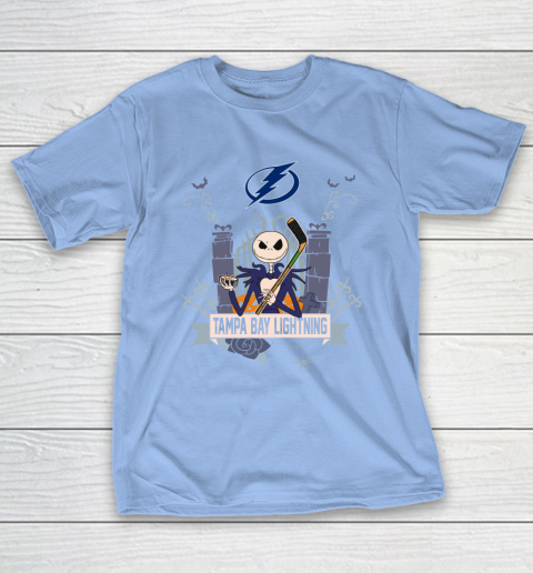 NHL Tampa Bay Lightning Hockey Jack Skellington Halloween T-Shirt 10