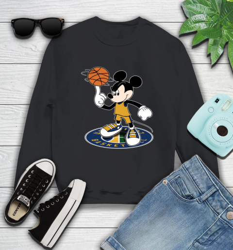 NBA Basketball Utah Jazz Cheerful Mickey Disney Shirt Sweatshirt