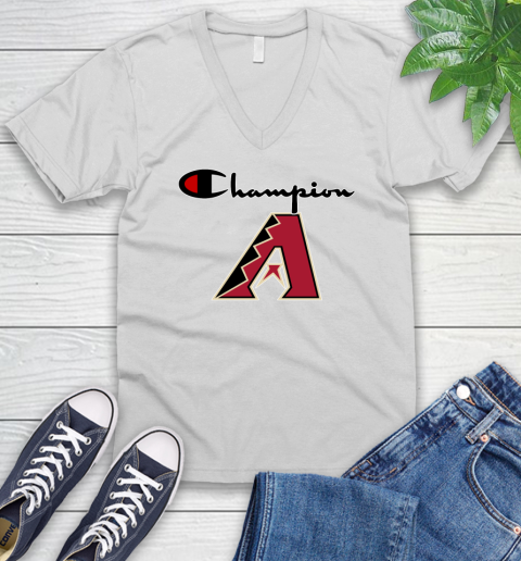MLB Baseball Arizona Diamondbacks Champion Shirt V-Neck T-Shirt
