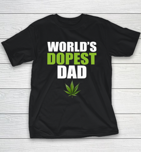 World's Dopest Dad Marijuana Youth T-Shirt