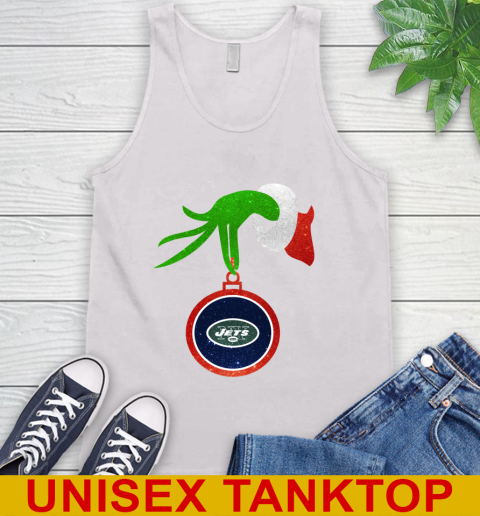 New York Jets Grinch Merry Christmas NFL Football Tank Top