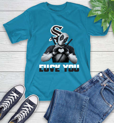 MLB Chicago White Sox Deadpool Love You Fuck You Baseball Sports T-Shirt 9