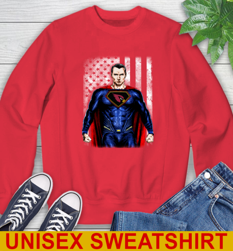 NFL Football Arizona Cardinals Superman DC Shirt Sweatshirt 12