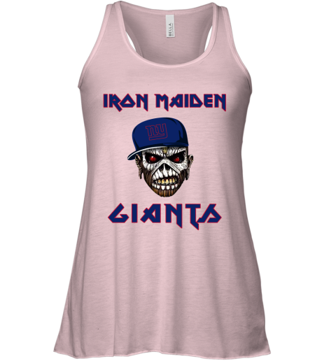 NFL New York Giants Iron Maiden Rock Band Music Football Sports ooLAU4Cw6XR flowy tank 32 95 151514 front soft pink