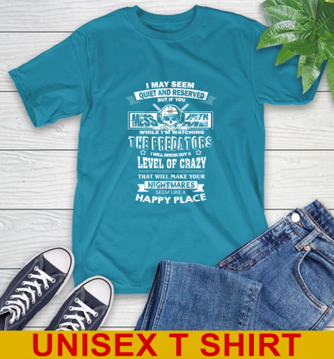 Nashville Predators NHL Hockey If You Mess With Me While I'm Watching My Team T-Shirt 9