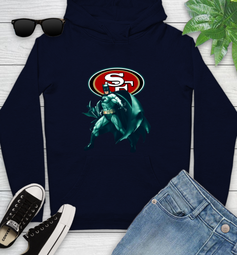 NFL Batman Football Sports San Francisco 49ers Youth Hoodie 4