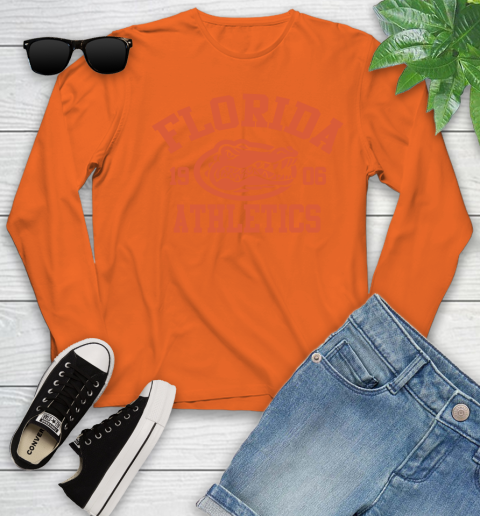 Blue Shirt in Football Youth Long Sleeve 4