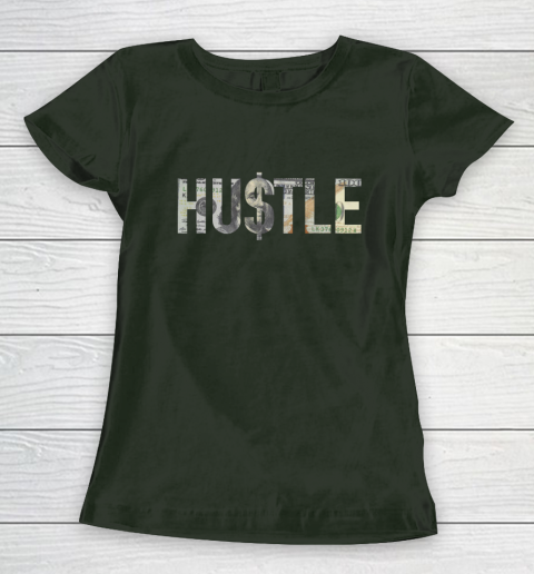 Hustle T-Shirt With 100 Dollar Bill Gift For Entrepreneur
