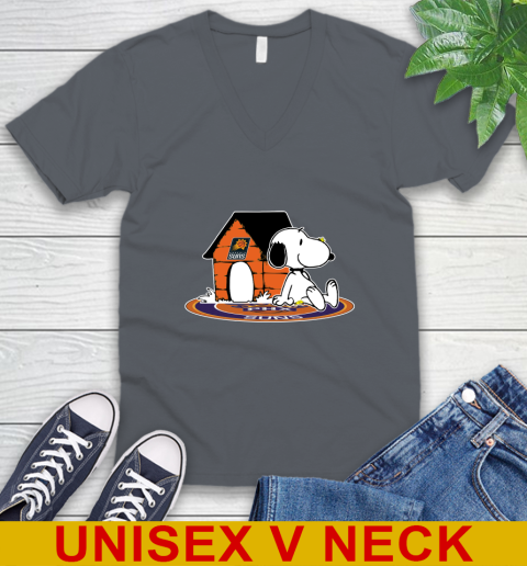 NBA Basketball Phoenix Suns Snoopy The Peanuts Movie Shirt V-Neck T-Shirt 5