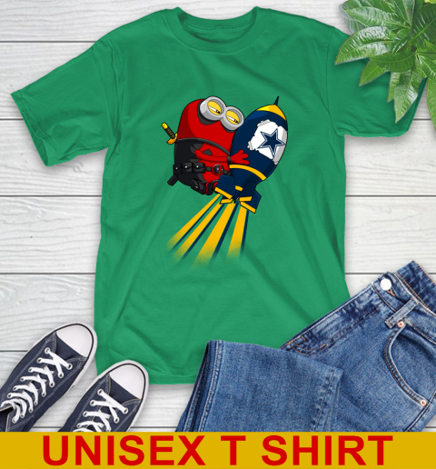 NFL Football Dallas Cowboys Deadpool Minion Marvel Shirt T-Shirt 7