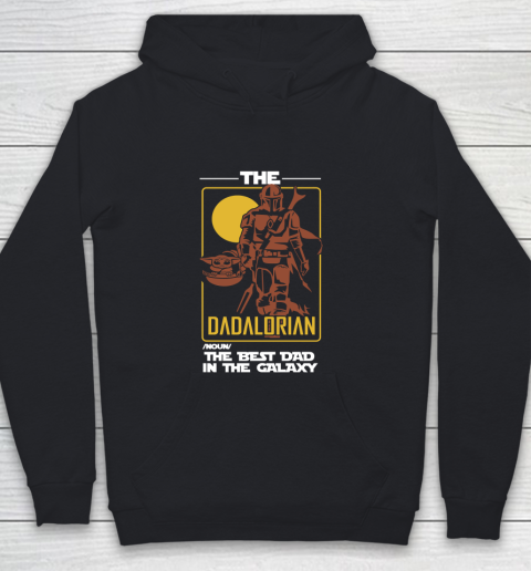 The Dadalorian The Best Dad In The Galaxy Funny Father's Day Gift Youth Hoodie