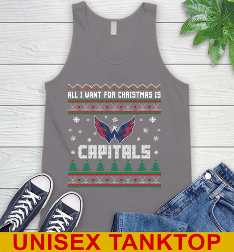 Washington Capitals NHL Hockey All I Want For Christmas Is My Team Sports 72