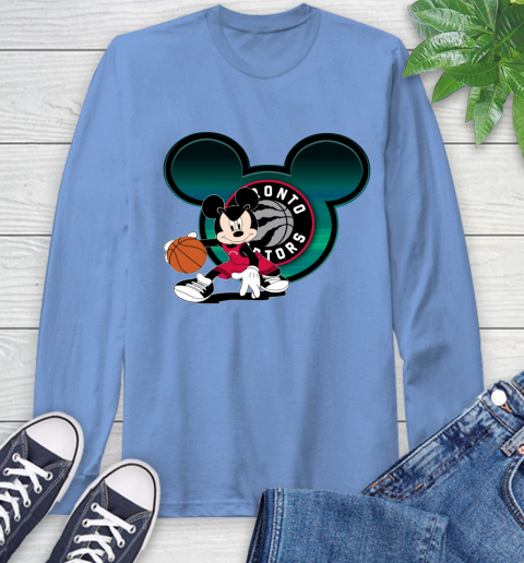 NBA Toronto Raptors Mickey Mouse Disney Basketball Long Sleeve T-Shirt 11