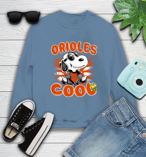 MLB Baseball Baltimore Orioles Cool Snoopy Shirt Sweatshirt 9