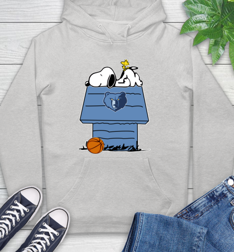 Memphis Grizzlies NBA Basketball Snoopy Woodstock The Peanuts Movie Hoodie