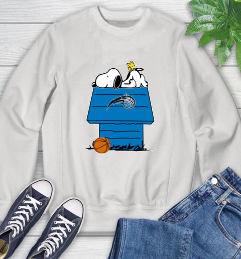 Orlando Magic NBA Basketball Snoopy Woodstock The Peanuts Movie Sweatshirt