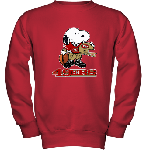 Snoopy A Strong And Proud San Francisco 49ers Player NFL Youth