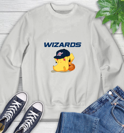NBA Pikachu Basketball Sports Washington Wizards Sweatshirt 5