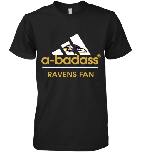 A badass Baltimore Ravens Mashup Adidas NFL Shirts Premium Men's T-Shirt