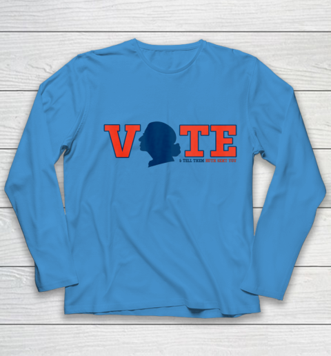 Vote Tell Them Ruth Sent You RBG Vote Shirt Notorious Youth Long Sleeve 4