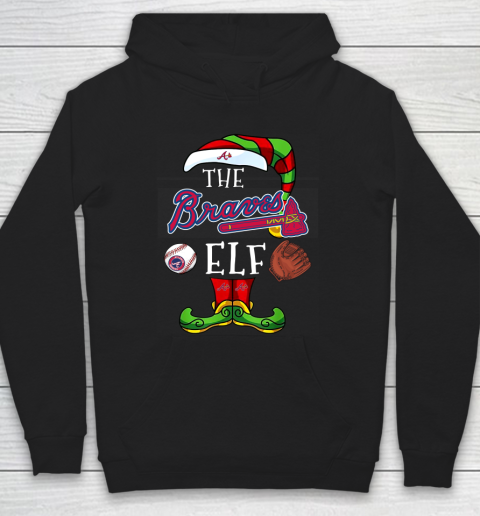 Atlanta Braves Christmas ELF Funny MLB Hoodie