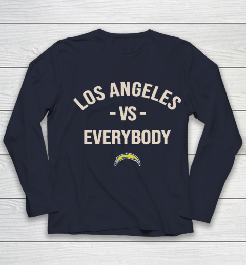 Los Angeles Chargers Vs Everybody Youth Long Sleeve 2