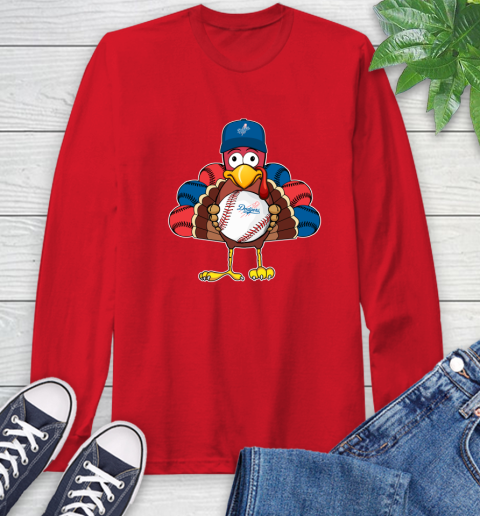 Los Angeles Dodgers Turkey thanksgiving Long Sleeve T-Shirt 10