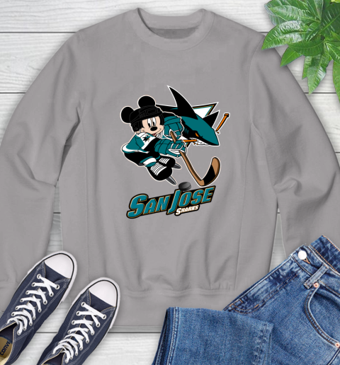 NHL San Jose Sharks Mickey Mouse Disney Hockey T Shirt Sweatshirt 5