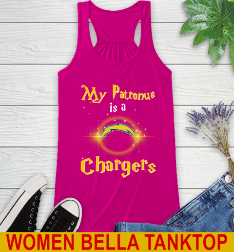 NFL Football Harry Potter My Patronus Is A Los Angeles Chargers Racerback Tank 7 NFL Football Harry Potter My Patronus Is A Los Angeles Chargers Racerback Tank - Image 7