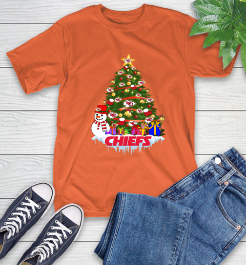 Kansas City Chiefs Merry Christmas NFL Football Sports T-Shirt 5