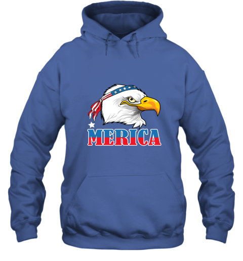 Eagle Mullet 4th Of July American Flag Merica USA Hoodie