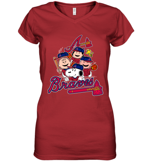 Atlanta Braves Snoopy Peanuts Christmas Xmas T-Shirt - Teeducks