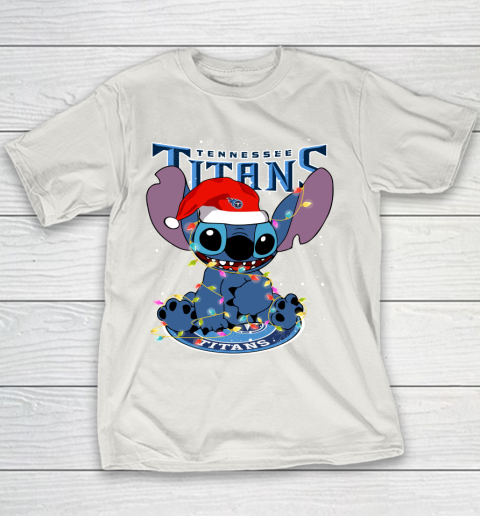 Tennessee Titans NFL Football noel stitch Christmas Youth T-Shirt 8