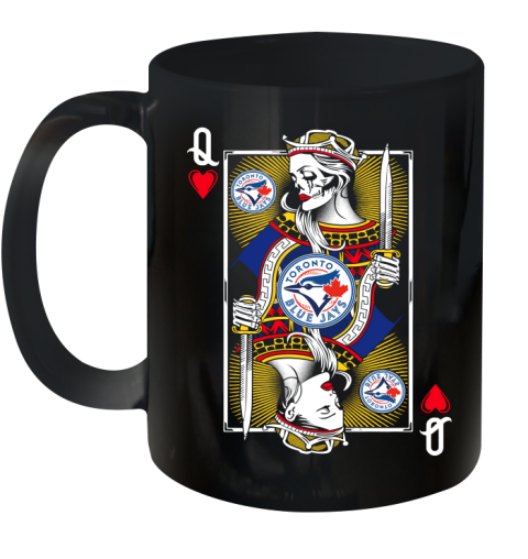 MLB Baseball Toronto Blue Jays The Queen Of Hearts Card Shirt Ceramic Mug 11oz