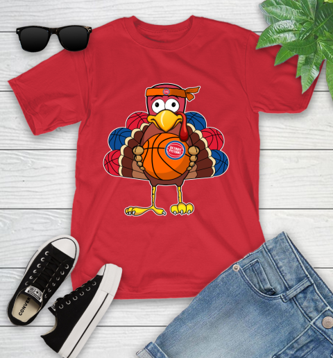 Detroit Pistons Turkey thanksgiving day Youth T-Shirt 10