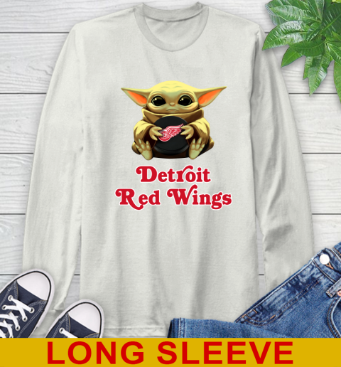 NHL Hockey Detroit Red Wings Star Wars Baby Yoda Shirt 69