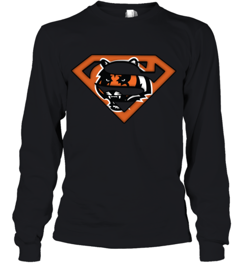We Are Undefeatable The Cincinnati Bengals x Superman NFL Youth Long Sleeve