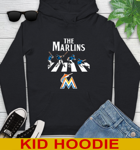 MLB Baseball Miami Marlins The Beatles Rock Band Shirt Youth Hoodie