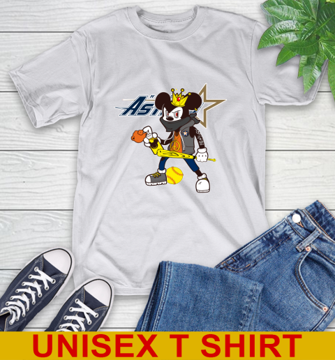 Houston Astros MLB Baseball Mickey Peace Sign Sports T-Shirt 12