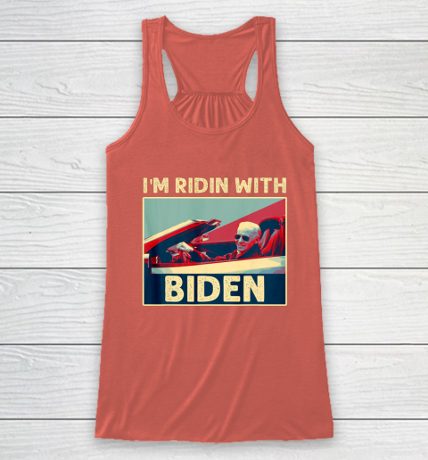I'm Riding With Joe Biden Racerback Tank 3