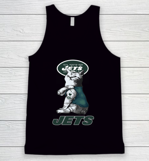 NFL Football My Cat Loves New York Jets Tank Top