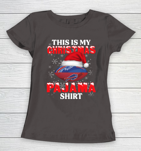 Buffalo Bills This Is My Christmas Pajama Shirt NFL Women's T-Shirt 7