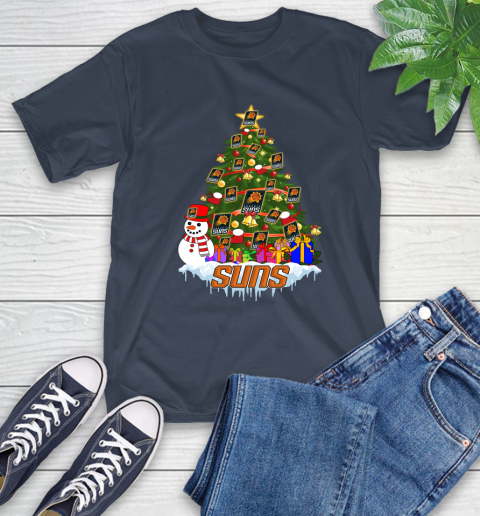 Phoenix Suns Merry Christmas NBA Basketball Sports T-Shirt 4