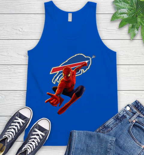 NFL Spider Man Avengers Endgame Football Buffalo Bills Tank Top 5