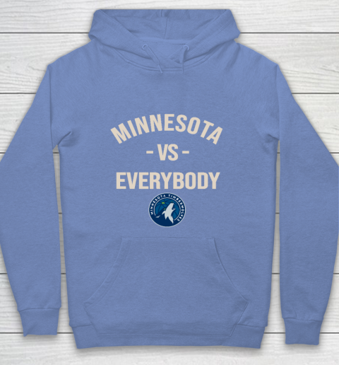 Minnesota Timberwolves Vs Everybody Youth Hoodie 8