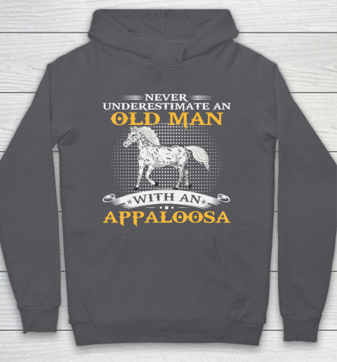 Father gift shirt Mens Never Underestimate An Old Man With An Appaloosa Horse Funny T Shirt Hoodie 4