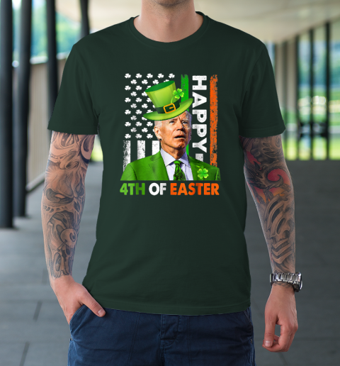 Happy 4th Of Easter Joe Biden St Patricks Day Leprechaun T Shirt