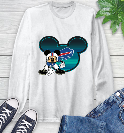 NFL Buffalo Bills Mickey Mouse Disney Football T Shirt Long Sleeve T-Shirt
