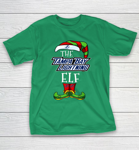 Tampa Bay Lightning Christmas ELF Funny NHL T-Shirt 5