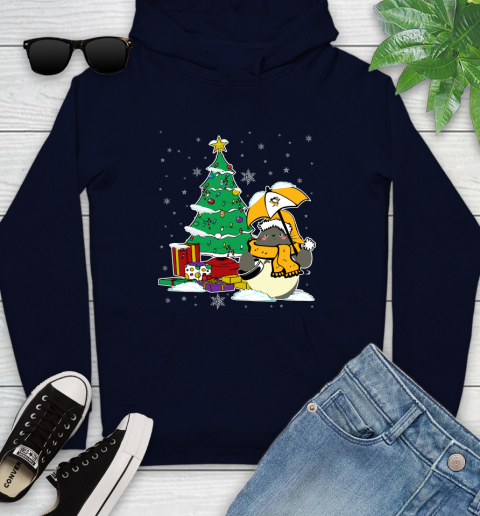 Pittsburgh Penguins NHL Hockey Cute Tonari No Totoro Christmas Sports Youth Hoodie 3
